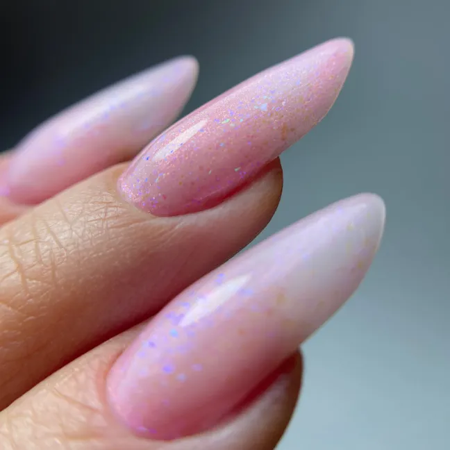 594 MollyLac 10gr - MERMAID WHISPERS Smalto effetto sirena rosa semipermanente Soakoff