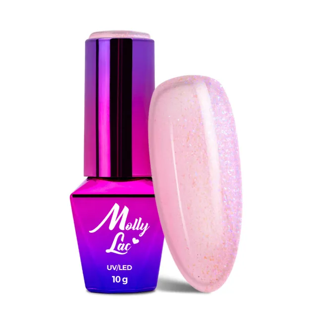 594 MollyLac 10gr - MERMAID WHISPERS Smalto effetto sirena rosa semipermanente Soakoff