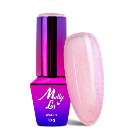 594 MollyLac 10gr - MERMAID WHISPERS Smalto effetto sirena rosa semipermanente Soakoff
