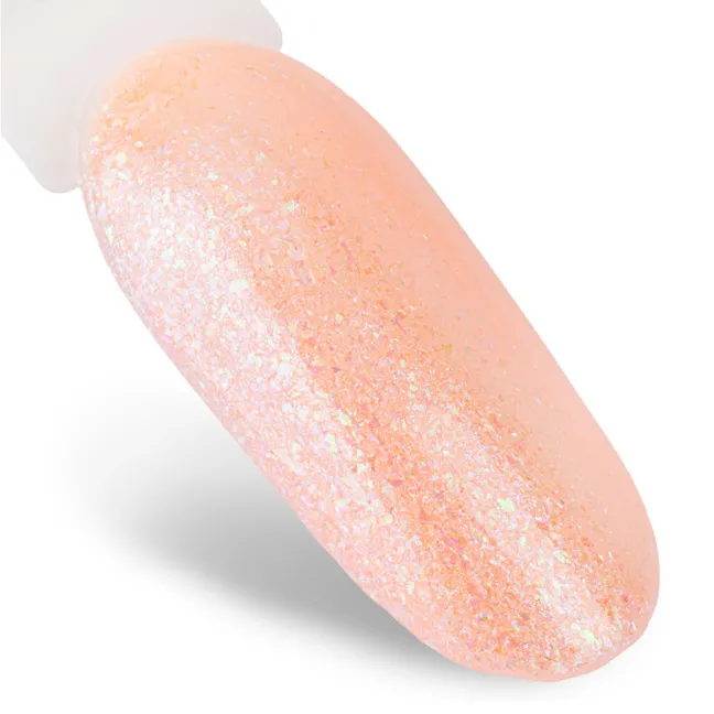 596 MollyLac 10gr - MERMAID WHISPERS Smalto effetto sirena arancio semipermanente Soakoff