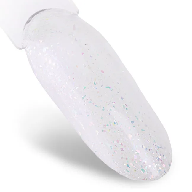 599 MollyLac 10gr - MERMAID WHISPERS Smalto effetto sirena bianco semipermanente Soakoff
