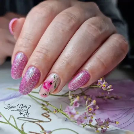 682 MollyLac 10gr - SHOCKING SHINE Smalto holo flash viola semipermanente Soakoff