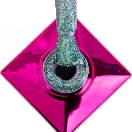 684 MollyLac 10gr - SHOCKING SHINE Smalto holo flash verde semipermanente Soakoff