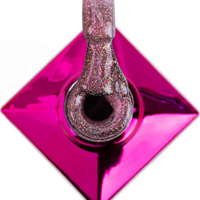 687 MollyLac 10gr - SHOCKING SHINE Smalto holo flash rosegold semipermanente Soakoff