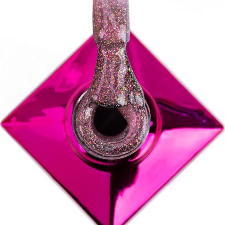 687 MollyLac 10gr - SHOCKING SHINE Smalto holo flash rosegold semipermanente Soakoff
