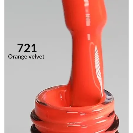 721 MollyLac 10gr - POWER FLOWER Smalto arancio primavera semipermanente Soakoff