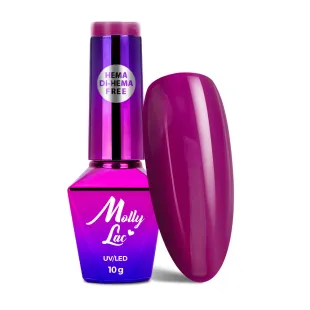 725 MollyLac 10gr - POWER FLOWER Smalto viola primavera semipermanente Soakoff