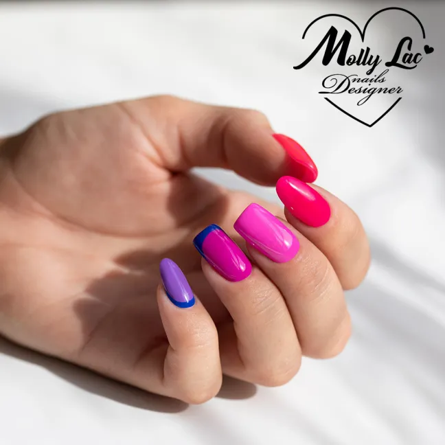 727 MollyLac 10gr - POWER FLOWER Smalto blu primavera semipermanente Soakoff