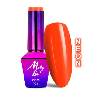 372 MollyLac 10gr - PIN-UP Smalto arancio fluo semipermanente Soakoff