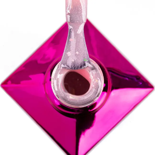 701 MollyLac 10gr - SPARKLING FRENCH Smalto rosa flakes semipermanente Soakoff