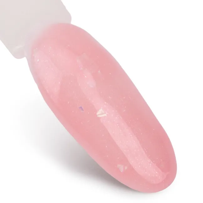 702 MollyLac 10gr - SPARKLING FRENCH Smalto rosa flakes semipermanente Soakoff