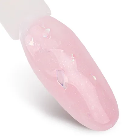 704 MollyLac 10gr - SPARKLING FRENCH Smalto rosa flakes semipermanente Soakoff