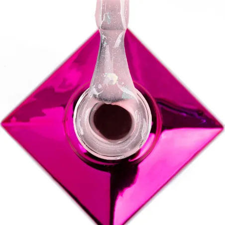 704 MollyLac 10gr - SPARKLING FRENCH Smalto rosa flakes semipermanente Soakoff