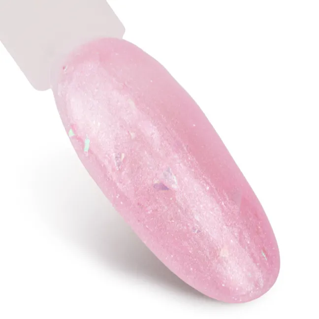 706 MollyLac 10gr - SPARKLING FRENCH Smalto rosa flakes semipermanente Soakoff