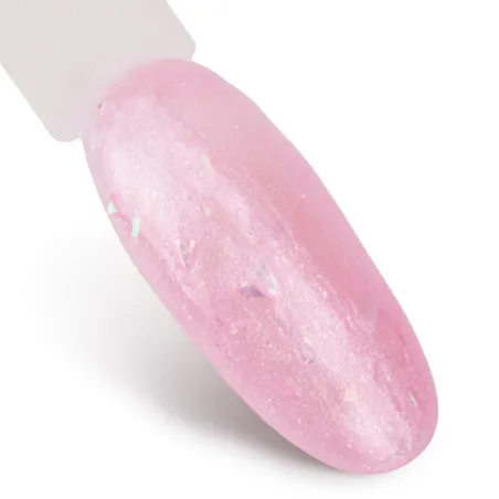 706 MollyLac 10gr - SPARKLING FRENCH Smalto rosa flakes semipermanente Soakoff