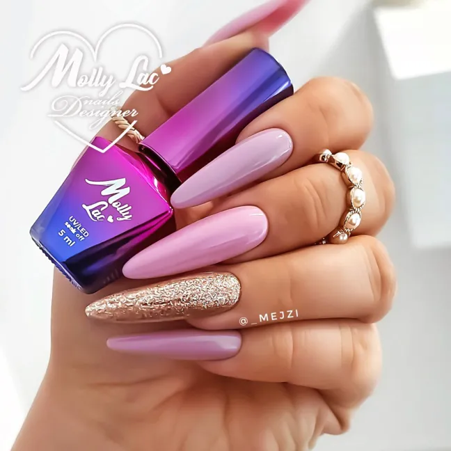 460 MollyLac 10gr - LIMITED EDITION Smalto oro semipermanente Soakoff