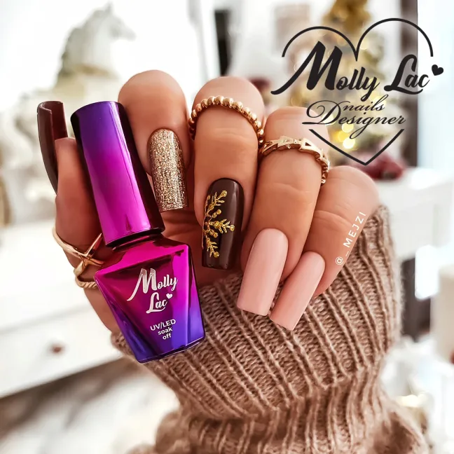 460 MollyLac 10gr - LIMITED EDITION Smalto oro semipermanente Soakoff