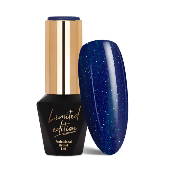 465 MollyLac 10gr - LIMITED EDITION Smalto blu glitter semipermanente Soakoff