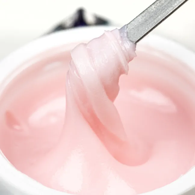 ACRYGEL MILKY PEACH 30gr Polygel Acrylgel pesca chiaro in barattolo Allepaznokcie Hemafree 30 ml