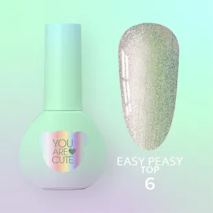 TOP EASY PEASY 6 Youarecute 5ml– Finish sigillante sirena perlato senza dispersione