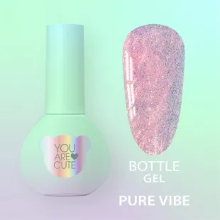 BOTTLE GEL PURE VIBE YouAreCute 5ml – Acrygel liquido rosa camaleontico builder per Rinforzo e allungamento