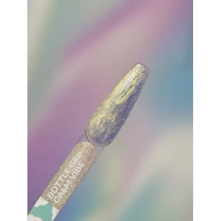 BOTTLE GEL CALM VIBE YouAreCute 5ml – Acrygel liquido oro camaleontico builder per Rinforzo e allungamento