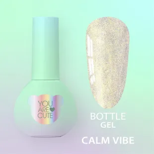BOTTLE GEL CALM VIBE YouAreCute 5ml – Acrygel liquido oro camaleontico builder per Rinforzo e allungamento