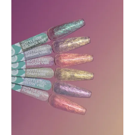 BOTTLE GEL DREAM VIBE YouAreCute 5ml – Acrygel liquido viola camaleontico builder per Rinforzo e allungamento
