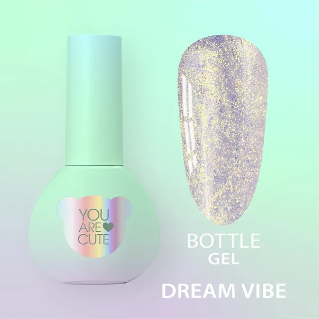 BOTTLE GEL DREAM VIBE YouAreCute 5ml – Acrygel liquido viola camaleontico builder per Rinforzo e allungamento