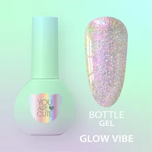 BOTTLE GEL GLOW VIBE YouAreCute 5ml – Acrygel liquido viola camaleontico builder per Rinforzo e allungamento