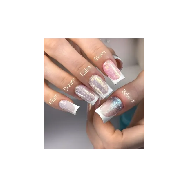 BOTTLE GEL BALANCE VIBE YouAreCute 5ml – Acrygel liquido verde camaleontico builder per Rinforzo e allungamento