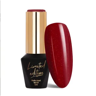 483 MollyLac 10gr - LIMITED EDITION Smalto bordeaux glitter semipermanente Soakoff