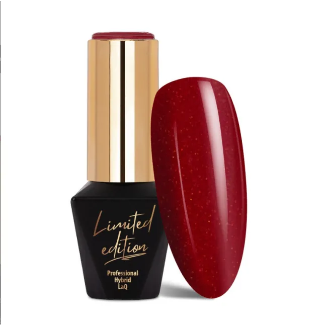 483 MollyLac 10gr - LIMITED EDITION Smalto bordeaux glitter semipermanente Soakoff