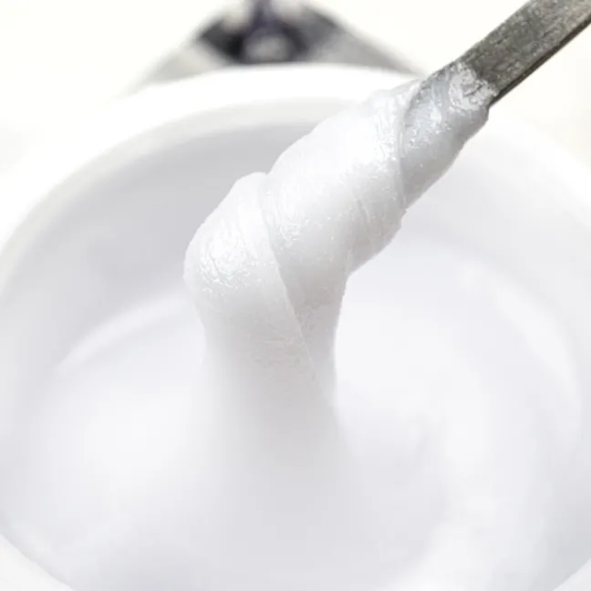 ACRYGEL MILKY WHITE 30gr Polygel Acrylgel bianco latte in barattolo Allepaznokcie Hemafree 30 ml