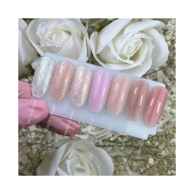 Soft & Easy MOON SUGAR 12gr Builder Gel costruttore bianco glitterClaresa