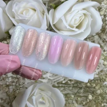 Soft & Easy MOON SUGAR 12gr Builder Gel costruttore bianco glitterClaresa