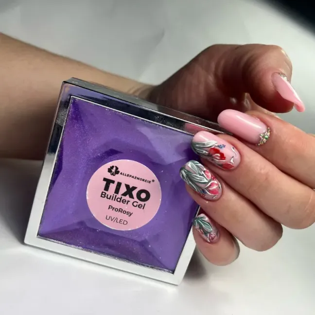 TIXO PROROSY Allelac 45gr - Builder Gel costruttore rosa Allelac Allepaznokcie