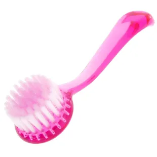 Spazzolina togli polvere tonda, setole morbide, con manico e tappo