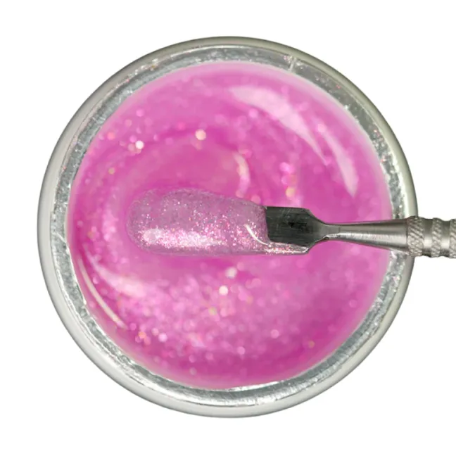 Cream glam STARRY GLAM 30ml- Builder Gel costruttore rosa glitter denso Bsn 30ml