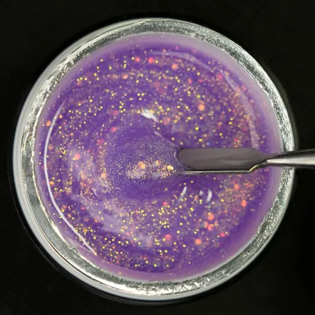 Cream glam GIRL STURDUST 30ml - Builder Gel Fast Hars costruttore viola glitter denso Bsn 30ml