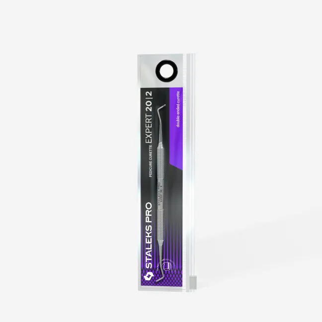 Pedicure curette EXPERT 20 TYPE 2 (double-ended curette) Staleks Pro