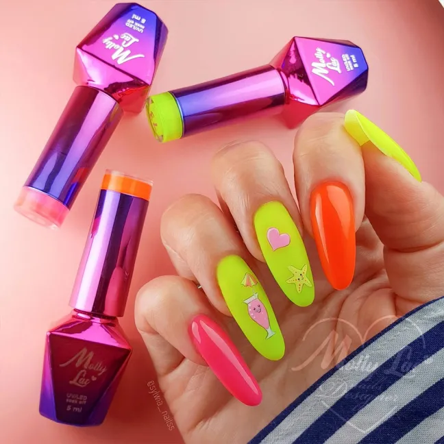73 MOllylac 5ml - Semipermanente giallo neon polish WOMEN IN PARADISE Mollylac