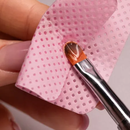 Salviette PAD NAIL WIPES senza pelucchi rosa 200 pz