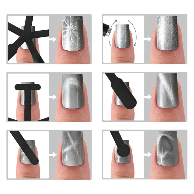165 Mollynails - Semipermanente cat eye rosa CRYSTAL WATER Mollynails 8 ml n. 165