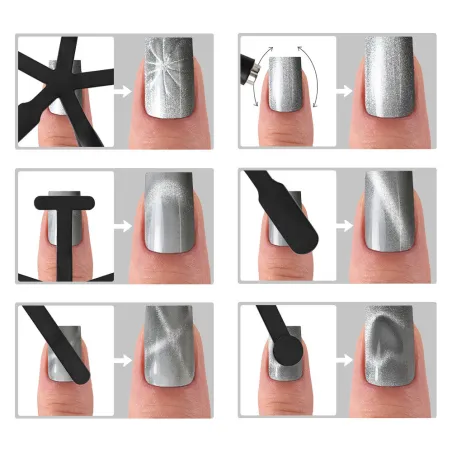 165 Mollynails - Semipermanente cat eye rosa CRYSTAL WATER Mollynails 8 ml n. 165