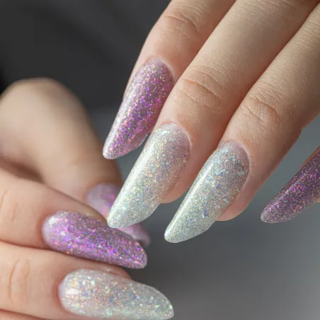 SHINE FAIRY 15gr - Builder Gel costruttore glitter lilla Mollylac
