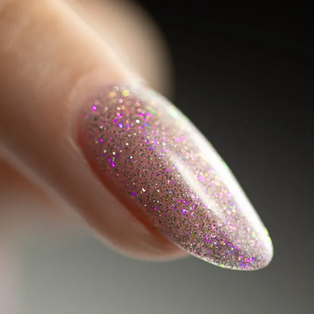 SHINE FAIRY 15gr - Builder Gel costruttore glitter lilla Mollylac