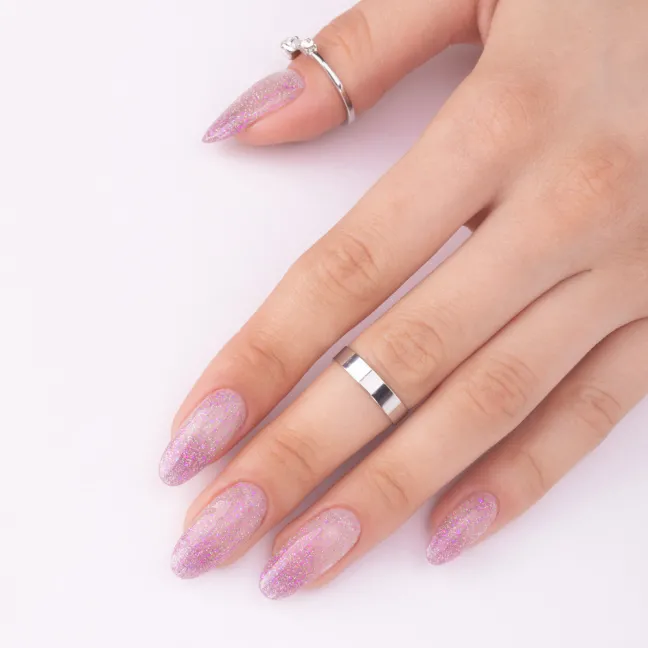 SHINE FAIRY 15gr - Builder Gel costruttore glitter lilla Mollylac