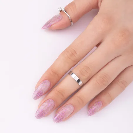 SHINE FAIRY 15gr - Builder Gel costruttore glitter lilla Mollylac