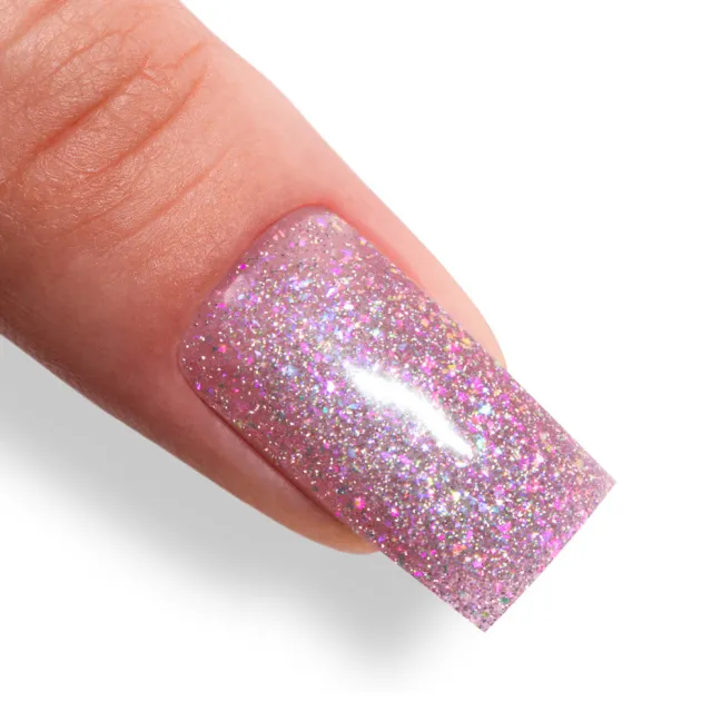 SHINE FAIRY 15gr - Builder Gel costruttore glitter lilla Mollylac
